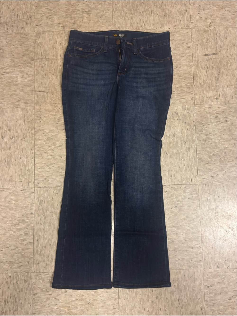 Lee Women's Bootcut Jeans in Dark Blue Wash